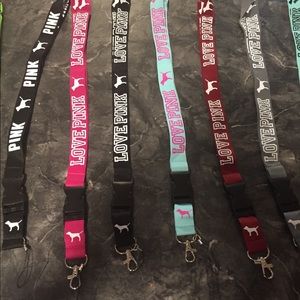VS PINK LANYARDS